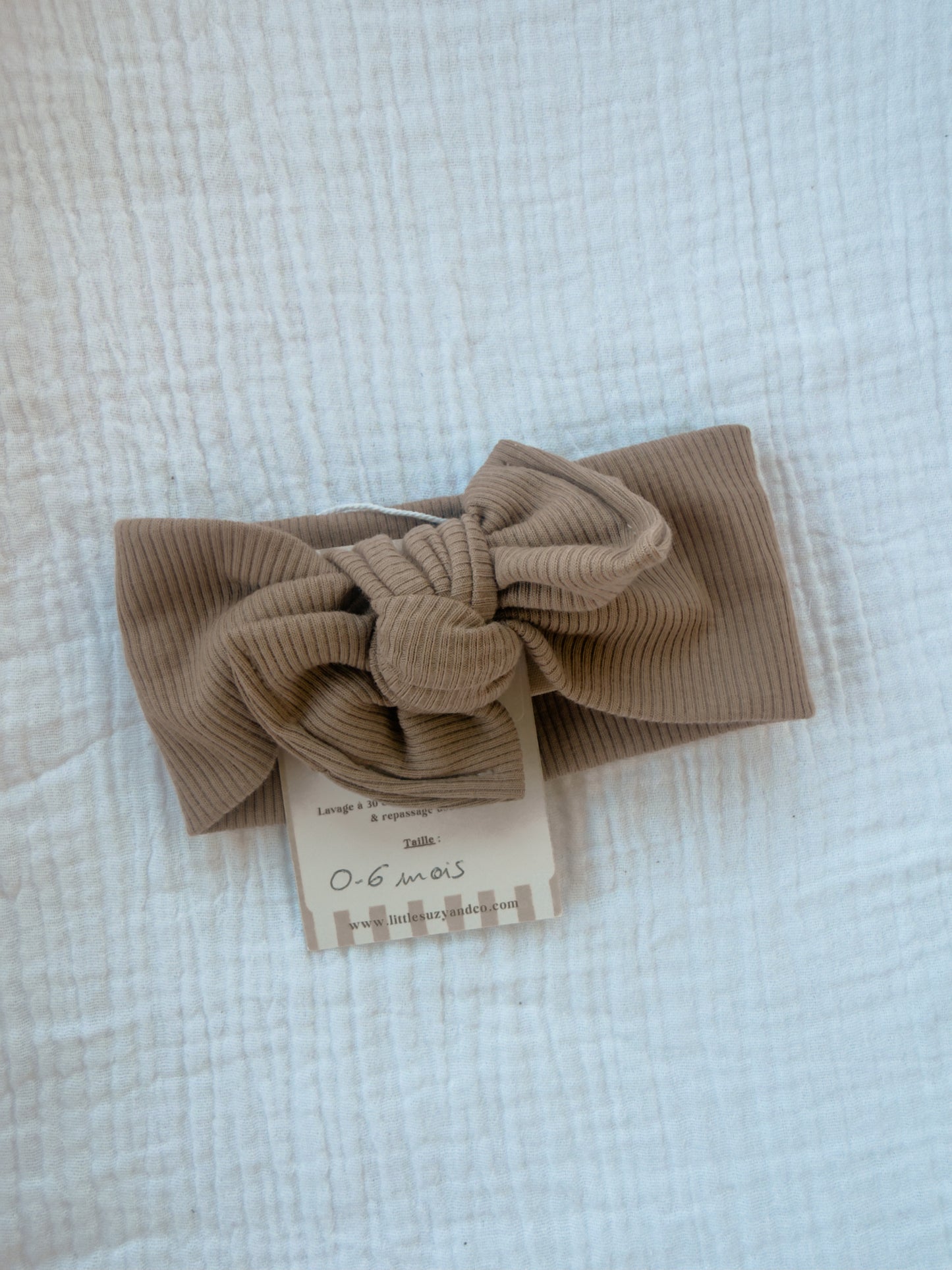 Headband Cacao 0-6 mois- En stock