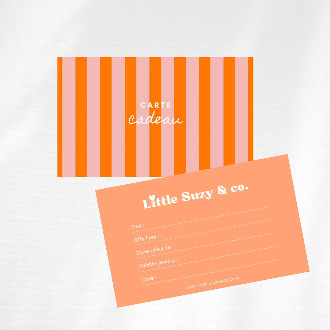 Carte-cadeaux Little Suzy & co.