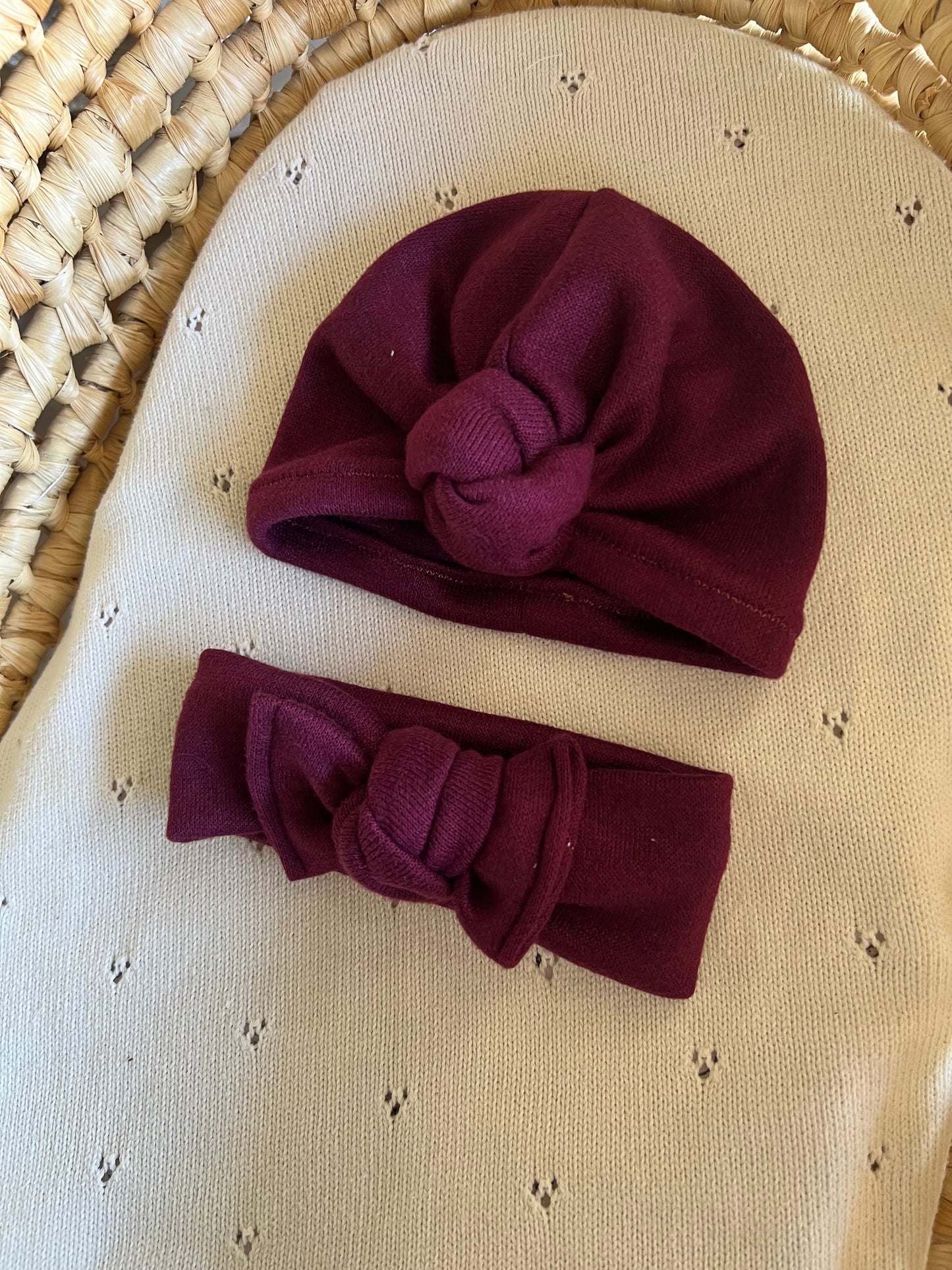 Turban mailles chaudes