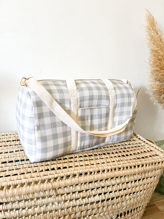 Sac à langer Paula - Vichy sauge