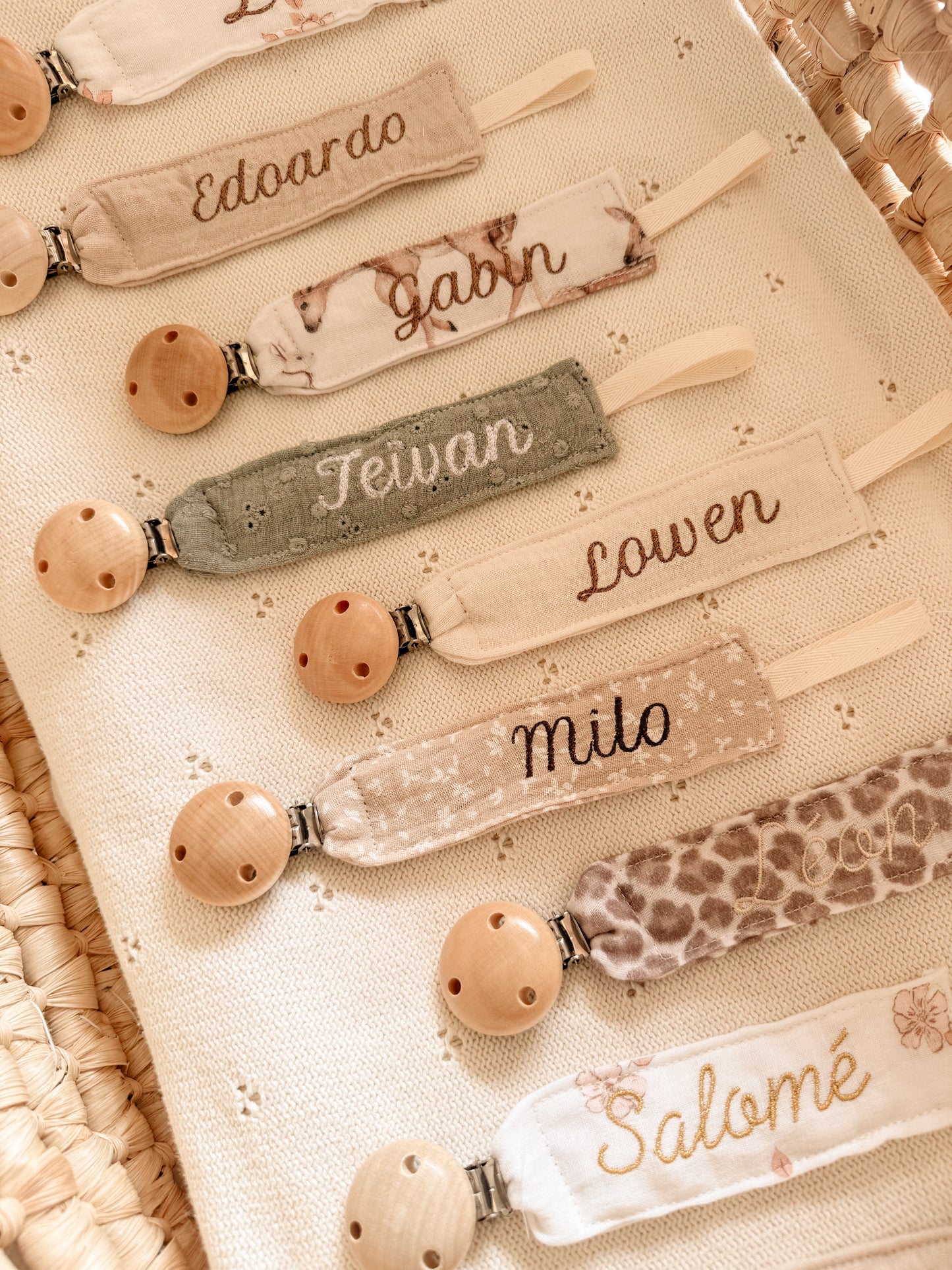 Attache Sucette personnalisée