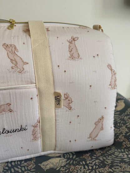 Sac à langer Paula - Lapins