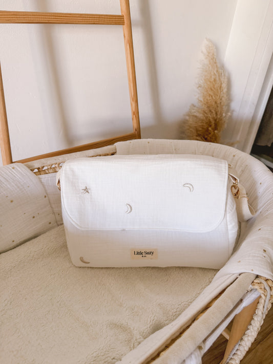 Sac à langer Louisa lunes & étoiles -  En stock