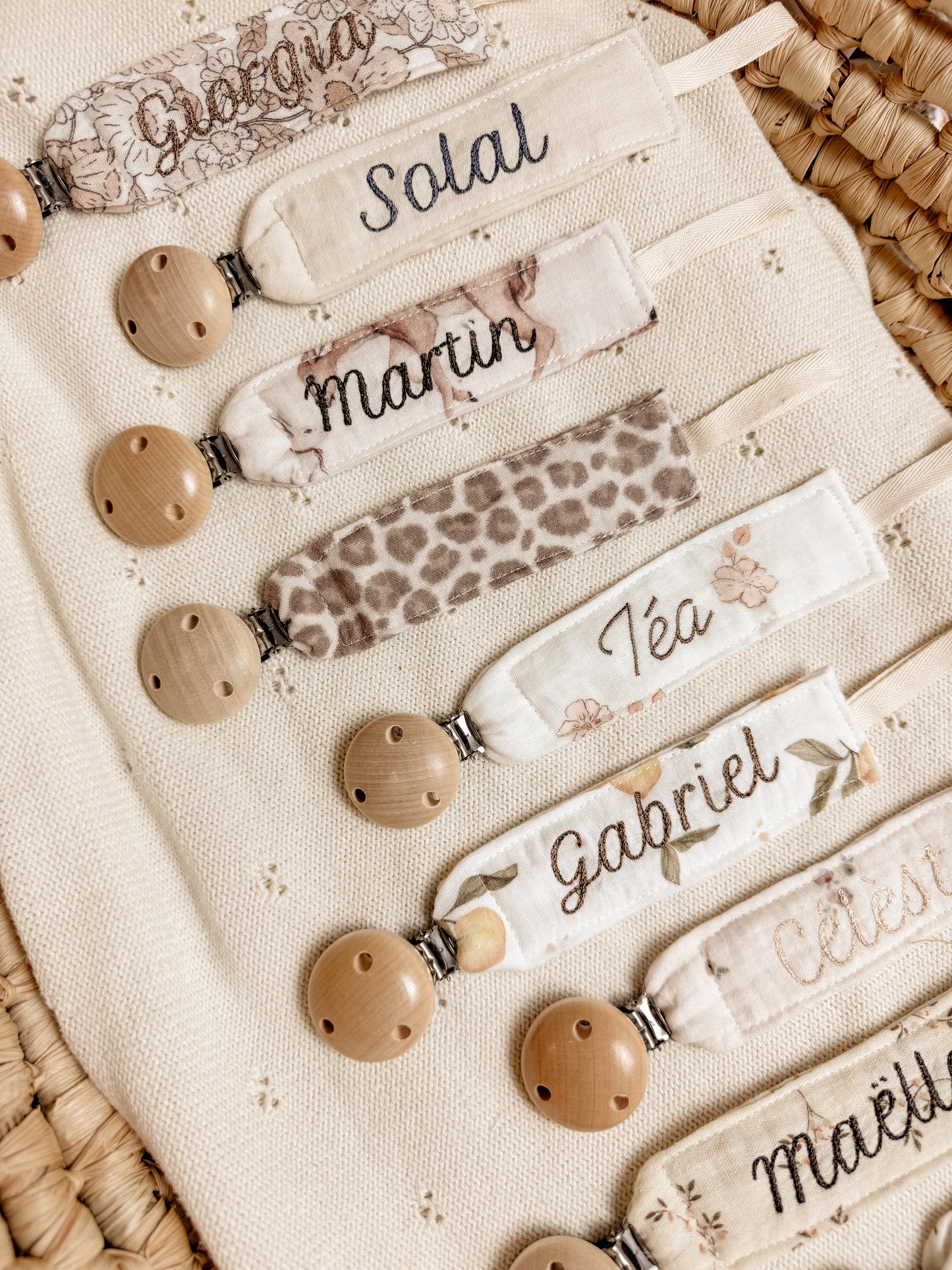Attache Sucette personnalisée