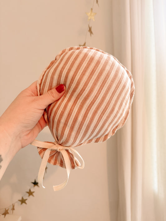 Ballon mural - Rayures Caramel