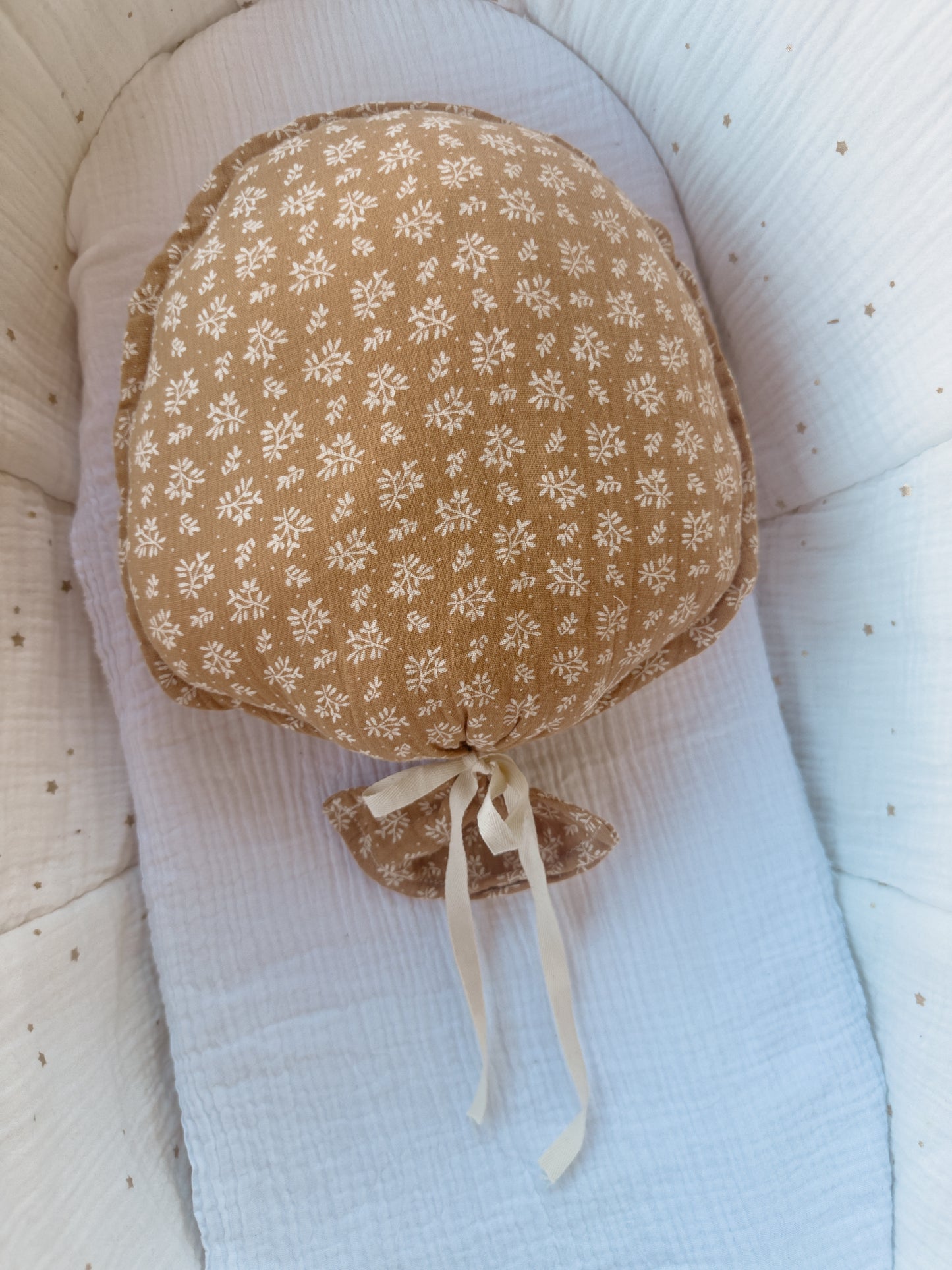 Ballon L fleurs Camel - En stock