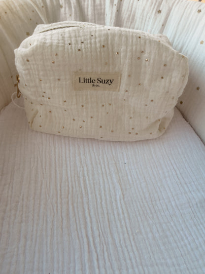 Trousse pois dorés - En stock