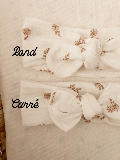 Rosie - Headband en double gaze de coton (unité)