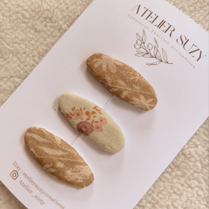 Gabriella - Barrette en tissu