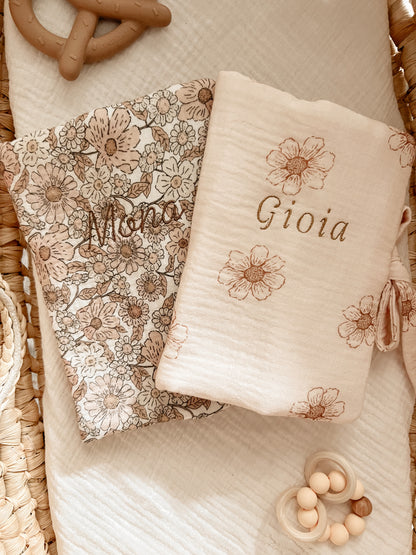 Protège carnet de santé - Boho Flowers